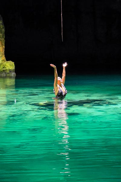 Cenote Xcanahaltun en Dzalbay