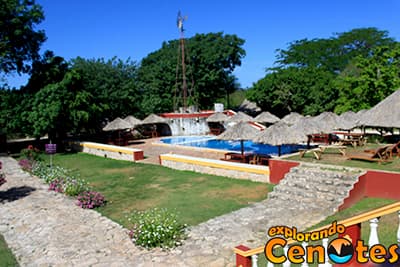 Cenote Oxman en Hacienda San Lorenzo, Cenotes en Yucatán